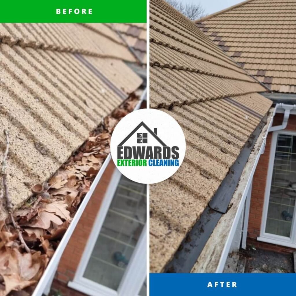 Gutter cleaning with camera inspection in Solihull, West Midlands