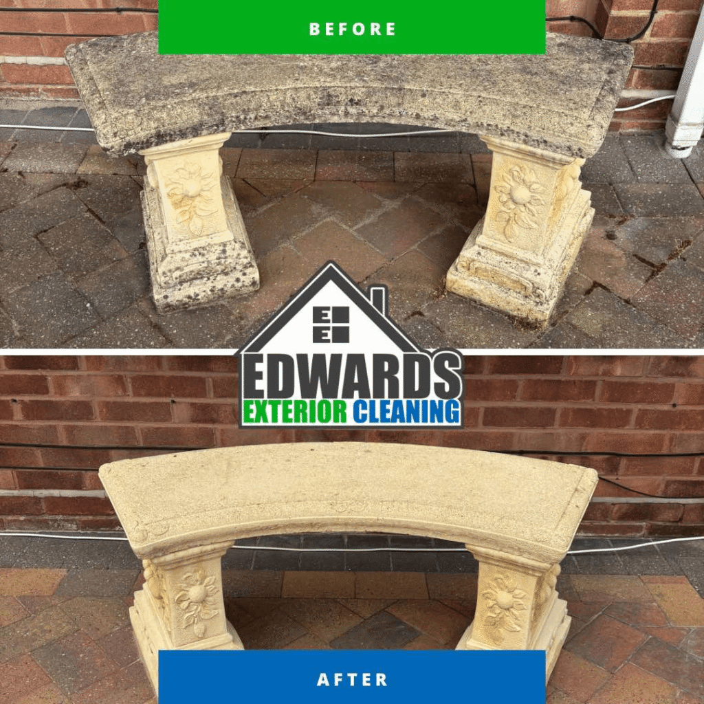 cleaning before and after pressure washing in Solihull